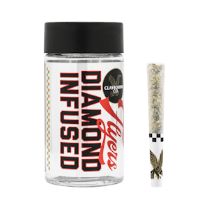 CLAYBOURNE CO. - Claybourne Co. - 2.5g - 5ct Diamond Infused Pre Rolls - Lemon Drop Top