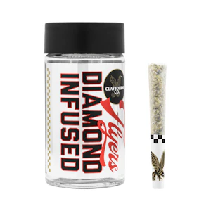 Claybourne Co. - Claybourne Co. - 2.5g - 5ct Diamond Infused Pre Rolls - Lemon Drop Top