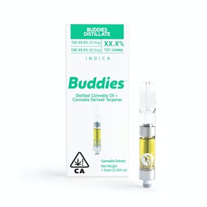 Buddies Brand - Buddies Blueberry Faygo Distillate Vape Cartridge 1g