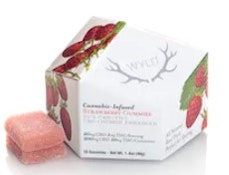 WYLD - Strawberry Gummies - 20:1 CBD:THC - 10 Pack