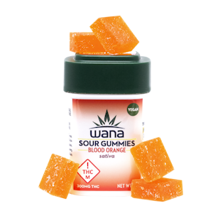 WANA - WANA SOUR GUMMY BLOOD ORANGE SATVIA 300MG