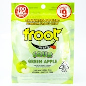 Sour Green Apple 100mg Single Gummy - Froot