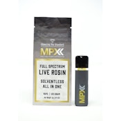 MPX Jet Fuel G6 Live Rosin 0.5g AIO