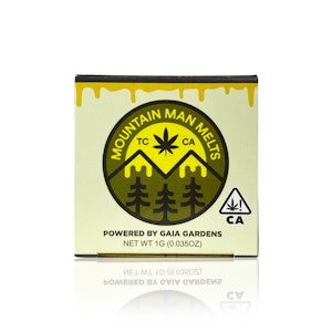 MOUNTAIN MAN MELTS - MOUNTAIN MAN MELTS - Concentrate - Gas Leak - Live Rosin - 1G