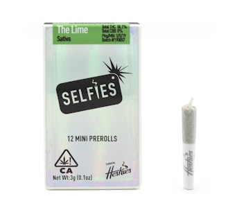 SELFIES - SELFIES - 3g - 12ct Minis Pre Rolls - The Lime 