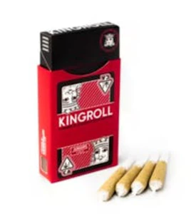 Kingroll - [Kingroll Jr] Infused Preroll 4 Pack - 3g - Zoap x Permanent Marker (H)