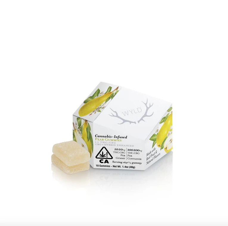 WYLD - WYLD - Pear Gummies - CBG/THC  Main Image