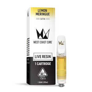West Coast Cure - *Lemon Meringue Live Resin Cartridge 1g
