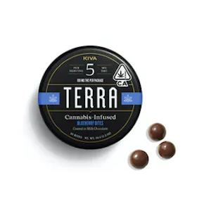 Kiva - Kiva Terra Bites Milk Chocolate Blueberries