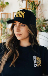 420 KINGDOM - 420k- Black/ Gold snapback