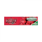 Raspberry - Juicy Jay's - Flavor 1 1/4 Size Flavored Rolling Paper 32 Leaves