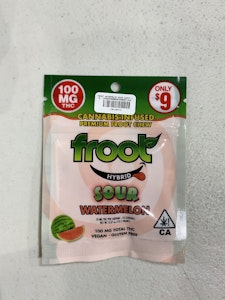 Froot Watermelon Sour Gummy 100mg