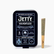 Jetty Extracts - 5pk Infused Pre Rolls - High THC - Pineapple Express x Sherbet Haze