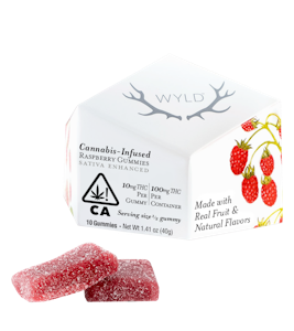 Raspberry Gummy Pack 100mg