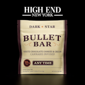 Bullet Bar - Anytime White Chocolate Cookies & Cream Candy Bar - 100mg - 1 piece