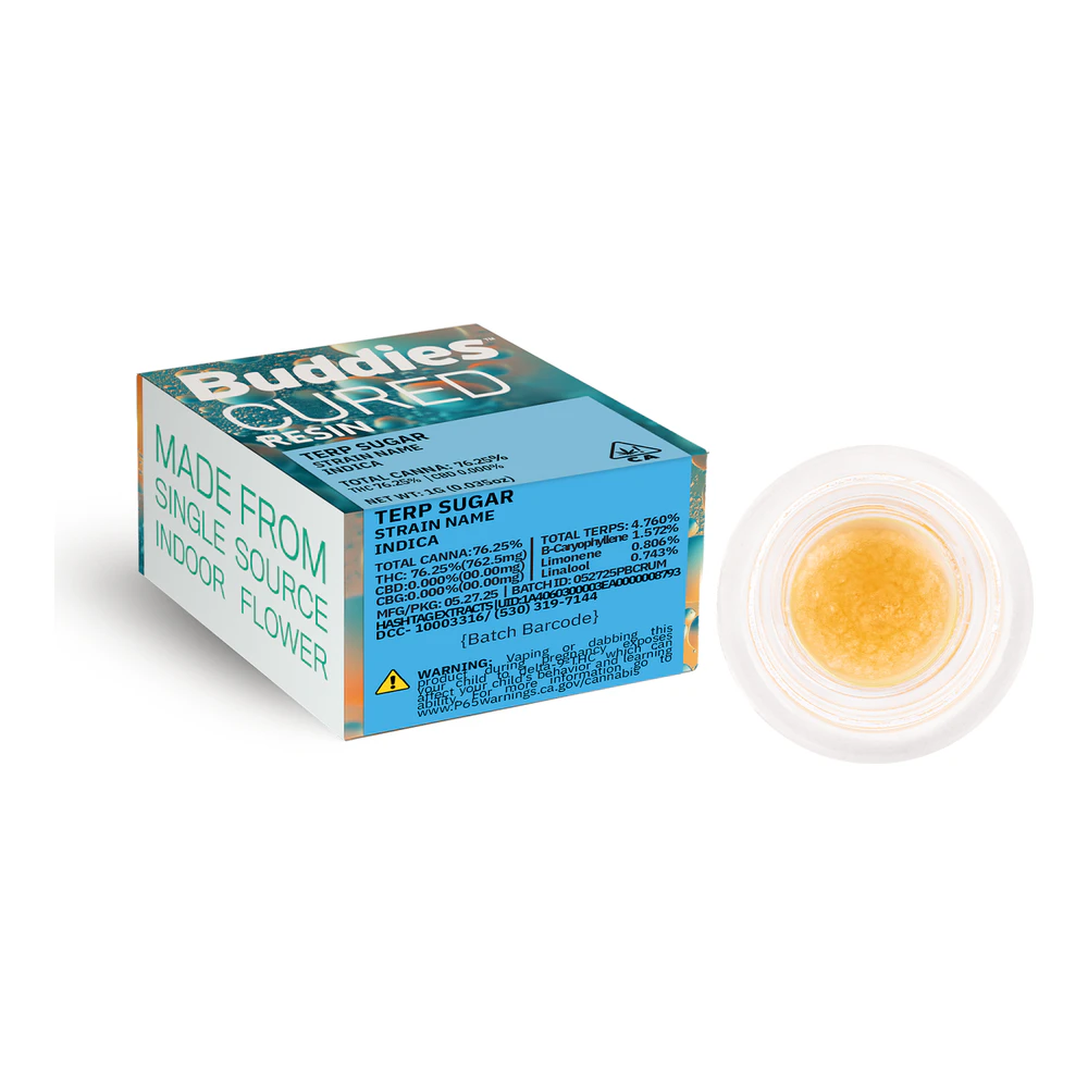 Buddies Brand - Buddies | Dank Strainger | Cured Resin Terp Sugar | 1g Main Image