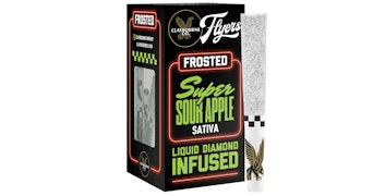 Claybourne Co. - Super Sour Apple Flyers Frosted Infused Pre-Rolls - 5ct