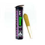 Lime Purple Zaza Diamond & Hash Infused Lil' Limes Mini Pre-Roll 0.6g