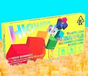 Pineapple (H) | 100mg Sour Gummies | Highatus  