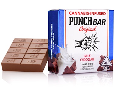 Punch - Milk Chocolate Bar 100Mg