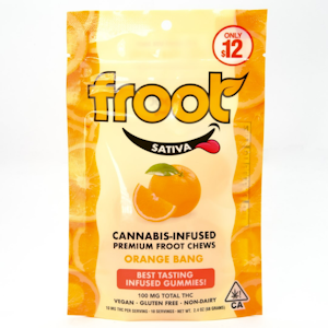 FROOT - Orange Bang 100mg 10pk Gummies - Froot