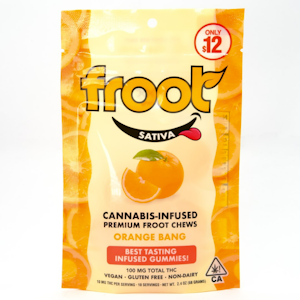 Froot - Orange Bang 100mg 10pk Gummies - Froot