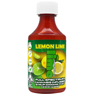 Lime - Lemon Lime 1000mg Syrup - Lime