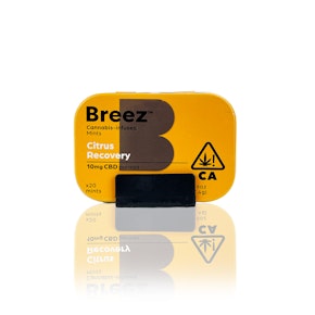 BREEZ - Edible - Citrus Recovery - CBD - Mint Tin - 200MG