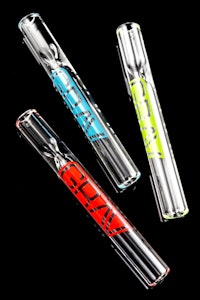 SPS WHOLESALE - 9mm Grav Clear Glass Pipe