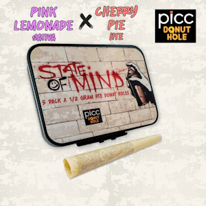 State of Mind - State of Mind | Pink Lemonade x Cherry Pie | 5Pk .5G Infused Prerolls