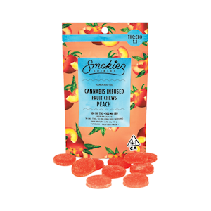 Smokiez Gummiez - Smokiez Gummiez - 100mg - 10ct Gummies - Sweet Peach
