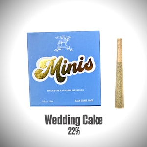 Lobo - Lobo - Minis 7-pack half gram infused joints - Wedding Cake - 3.5g