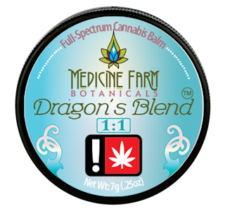 MEDICINE FARM BOTANICALS - Dragon's Blend, HEMP CBD, 0.25 oz