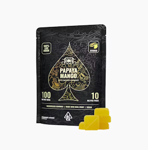 HEAVY HITTERS - Heavy Hitters - 100mg - 5ct Live Rosin Gummies - Papaya Mango