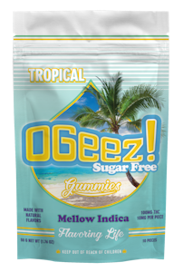OGEEZ - OGeez! | 10pk Gummies | Sugar-Free Tropical Indica | 100mg