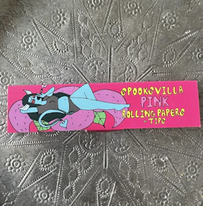 Spooksvilla - Pink - King Size Rolling Pprs + Tips