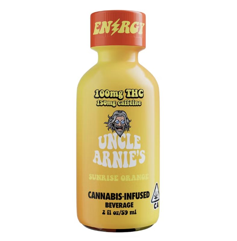 100mg THC Sunrise Orange with Caffeine 2oz Shot - Uncle Arnie's picture