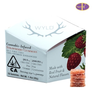 WYLD - Strawberry Gummies CBD:THC (20:1)