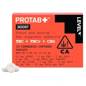 Level ProTab Boost Focus+Energy 220mgTHC/75mgTHCv/36mgCBG 10 Tablets