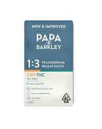 Papa & Barkley - Papa and Barkley - Topicals - Patch - 1CBD:3THC - Single Main Image