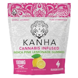 100mg THC Indica Pink Lemonade Gummies (10mg - 10 pack) - Kanha