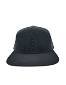 Haven - Main Collection - Black on Black Panel Hat