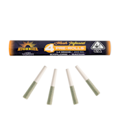 1.4g Kali Mist x Strawberry Haze Hash Infused Pre-Roll Pack (.35g - 4 pack) - Highrize