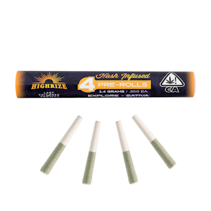 HIGHRIZE - 1.4g Kali Mist x Strawberry Haze Hash Infused Pre-Roll Pack (.35g - 4 pack) - Highrize
