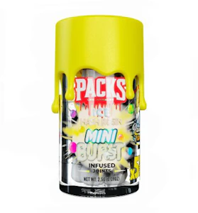 West Coast Cure - PACKS Mini Infused Preroll 5pk 2.5g - Guava Bubblegum 45%