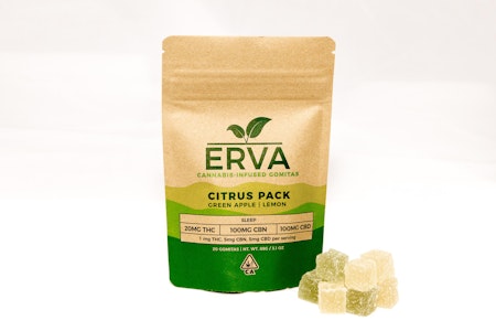 Erva - Erva - Sleep - 20mg THC 100mg  CBN 100mg CBD - CITRUS PACK