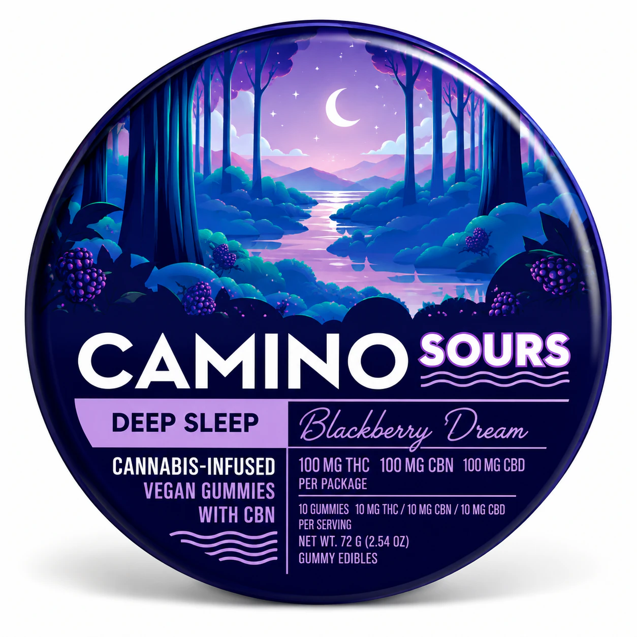 Camino - Camino | Blackberry Dream Sours | Deep Sleep | 10 Pack Main Image