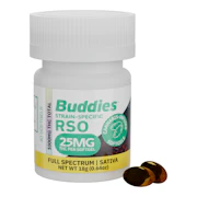 Buddies | Sativa RSO Soft Gels | 25mg : 40pk | 1000mg