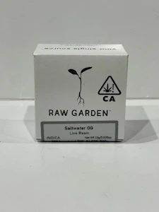 RAW GARDEN - Saltwater OG 1g Live Resin - Raw Garden