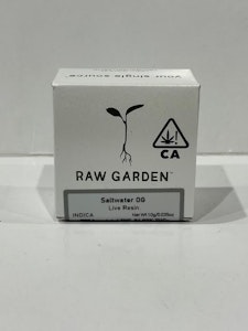 Saltwater OG 1g Live Resin - Raw Garden
